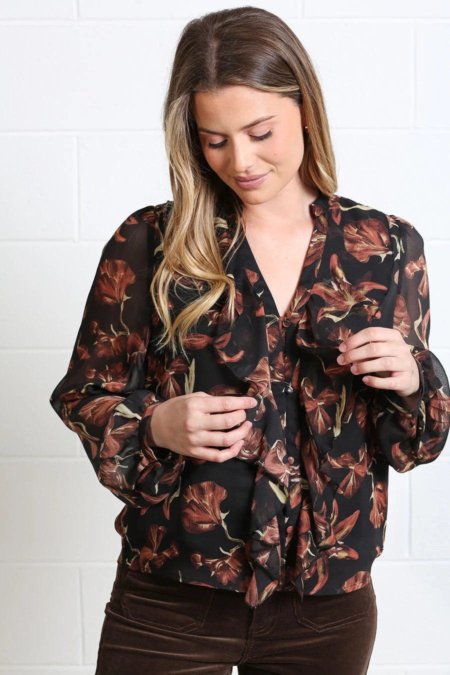 Anna Frill Top Black