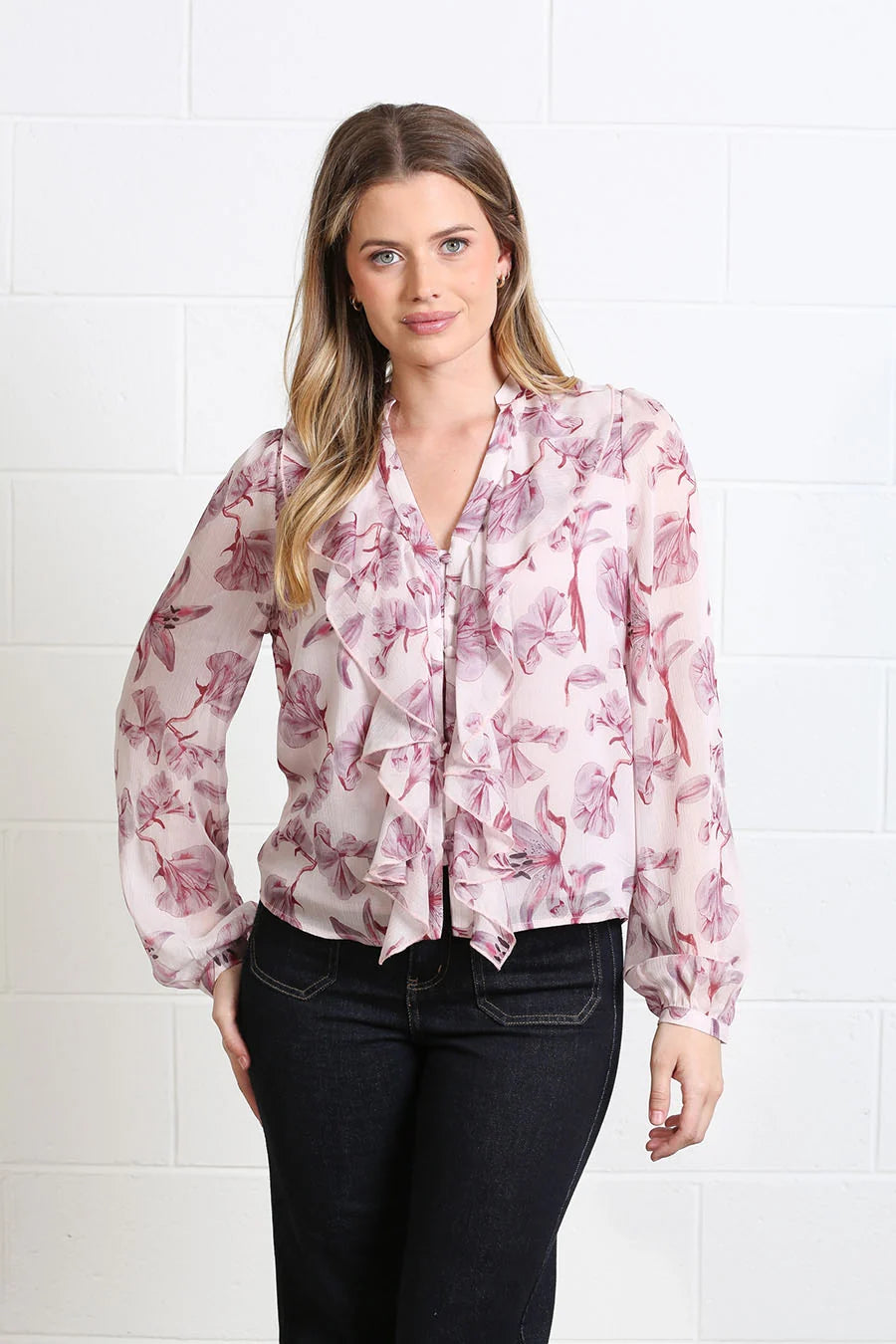 Anna Frill Top Blush