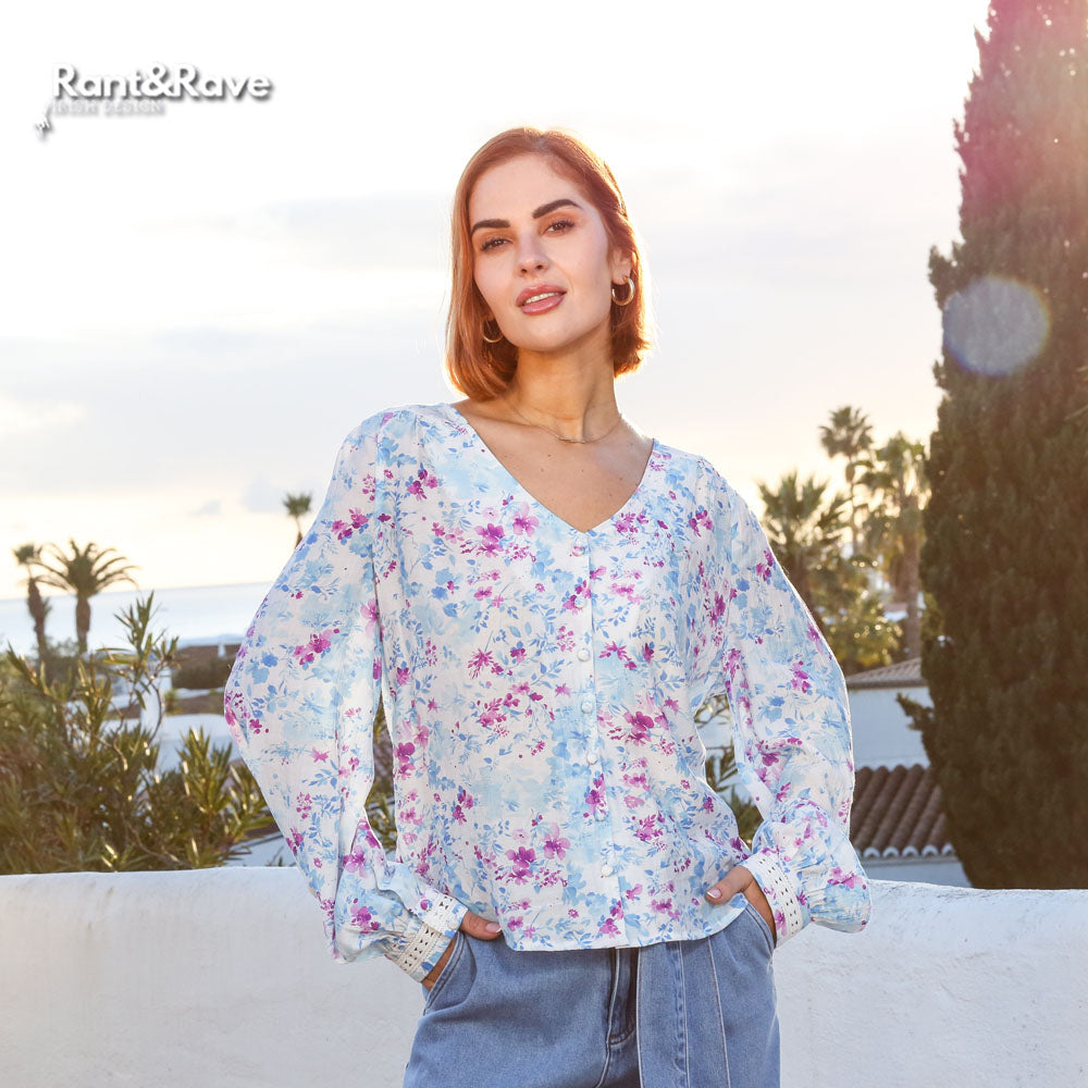 Ann Blouse Blue