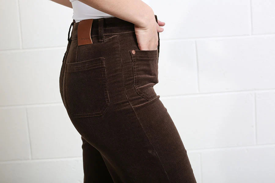 Bridget Cord Wide Leg Mocha