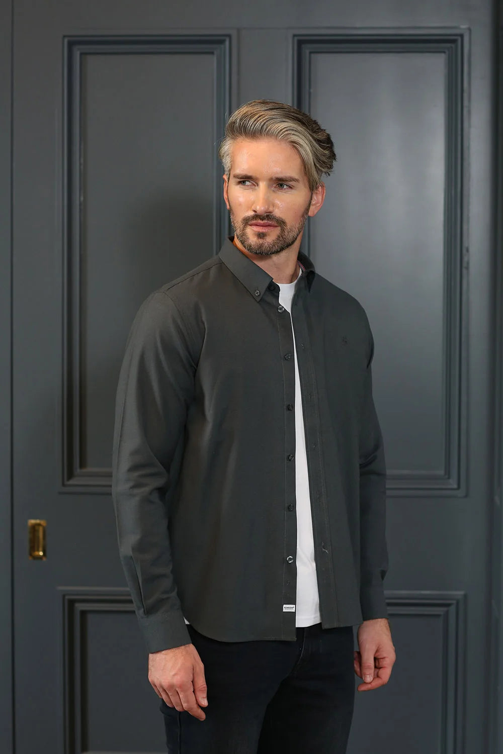 Fritz Shirt Pewter Green