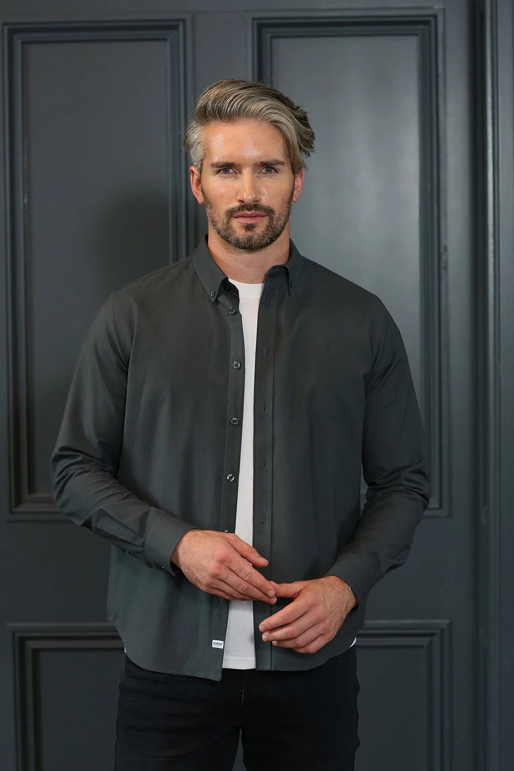 Fritz Shirt Pewter Green