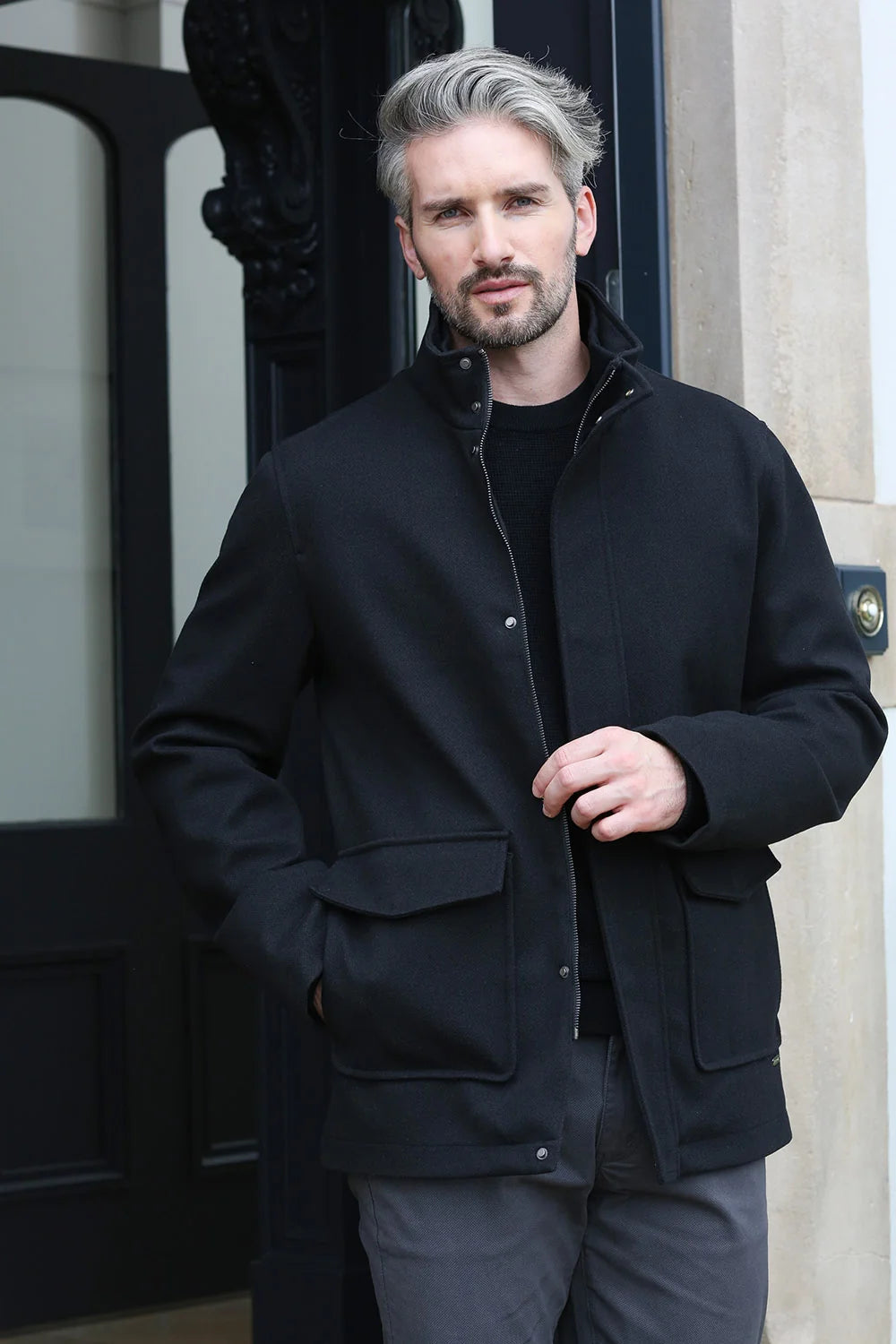 Huxley Coat Black