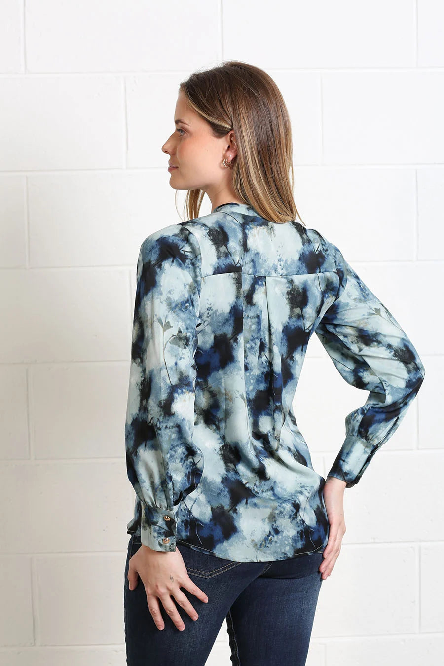 Leah Top Blue