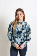 Leah Top Blue