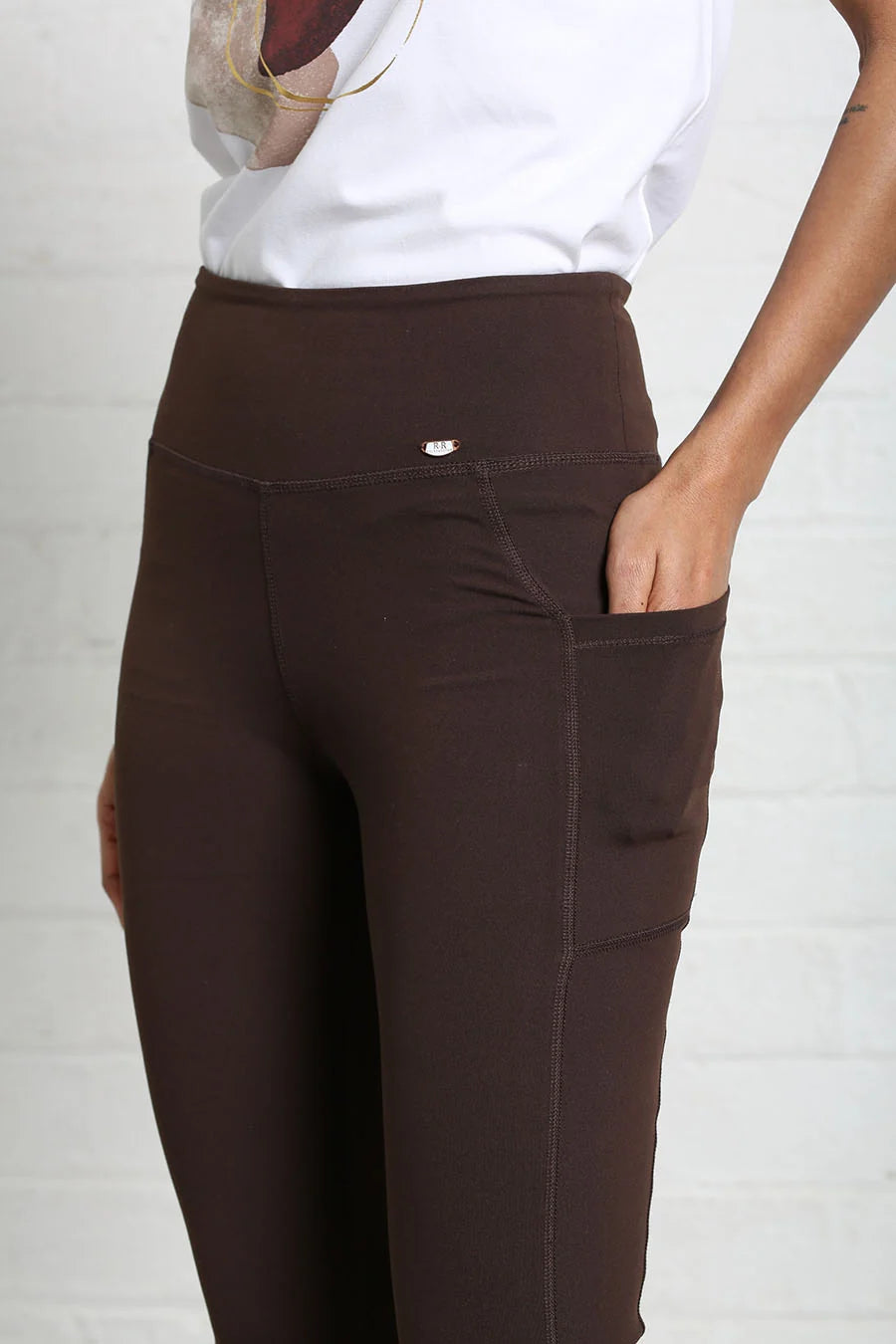 Nessa Leggings Chocolate Brown