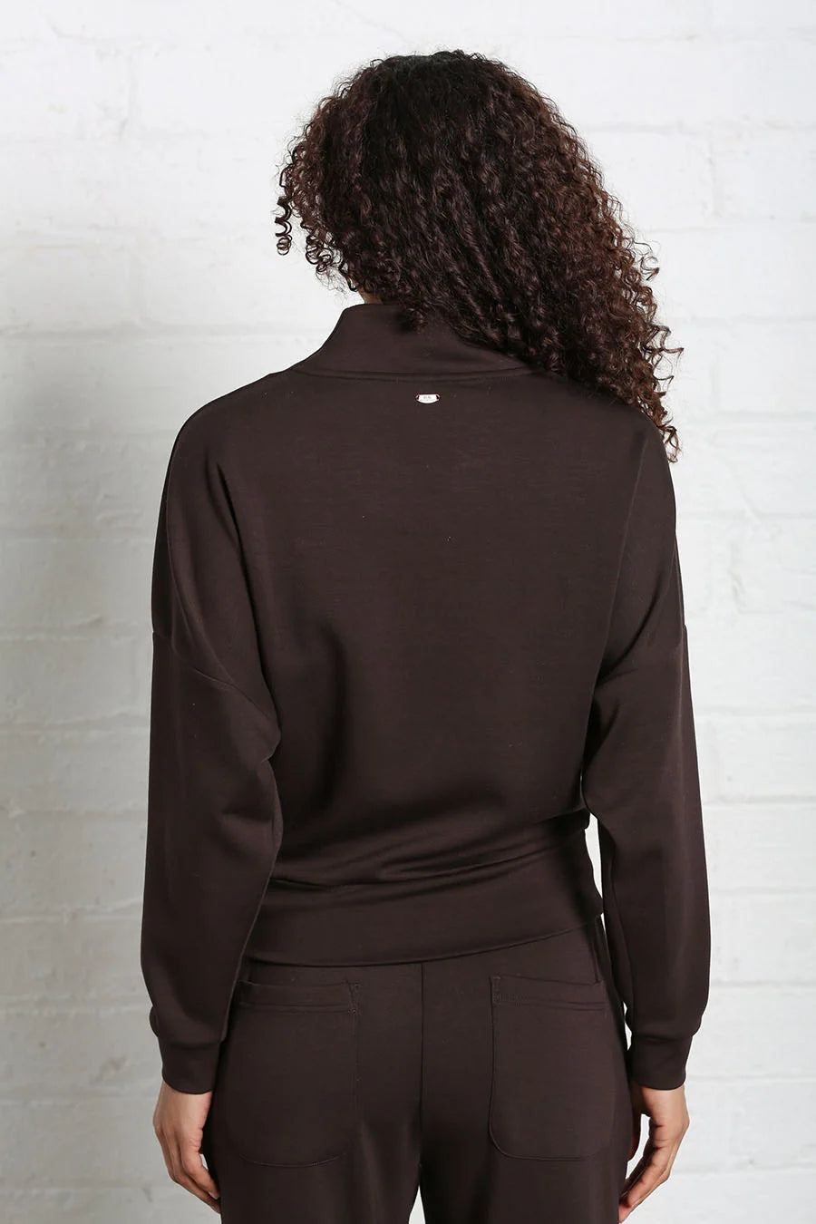 Sable Cowl Neck Chocolate Brown