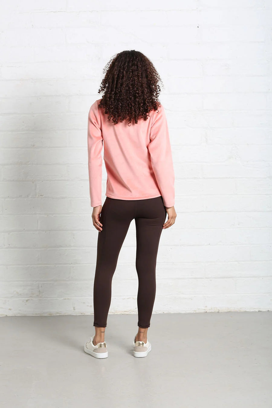 Paige Half Zip Terracotta