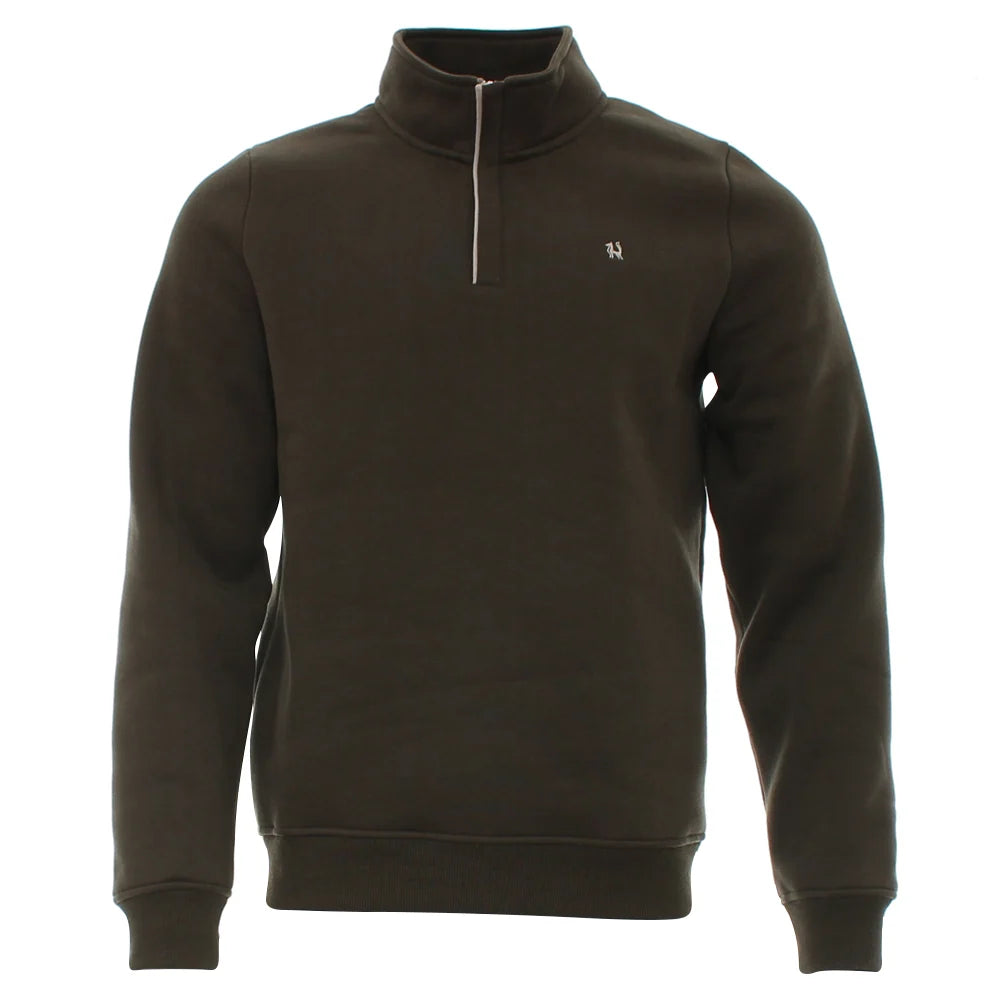 Wesley Half Zip Khaki