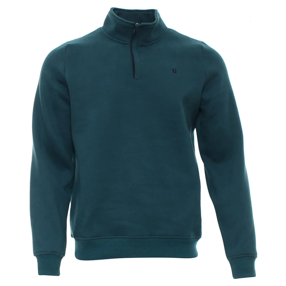 Wesley Half Zip Teal